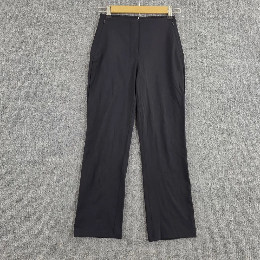 Lululemon Pants Womens 4 Smooth Fit Pull On High Rise Crop Straight Office Work